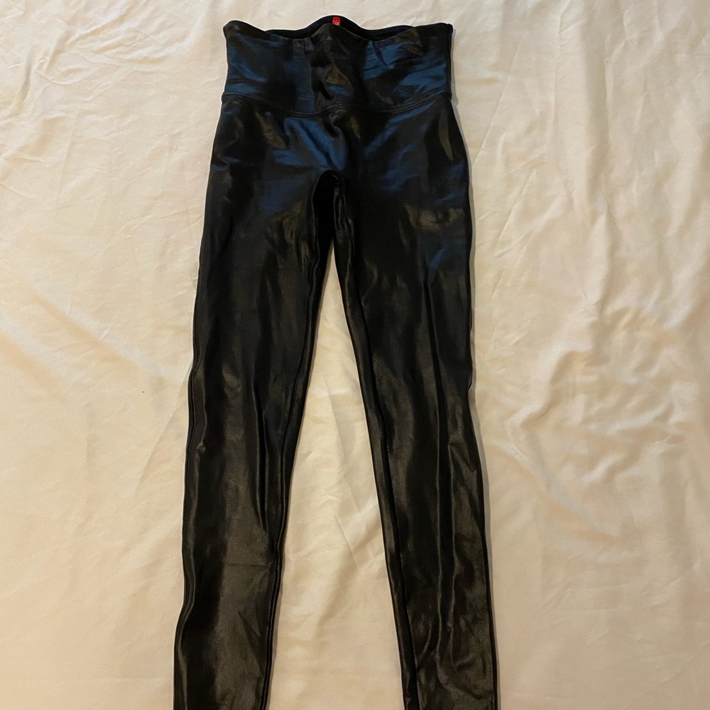 Spanx faux leather leggings